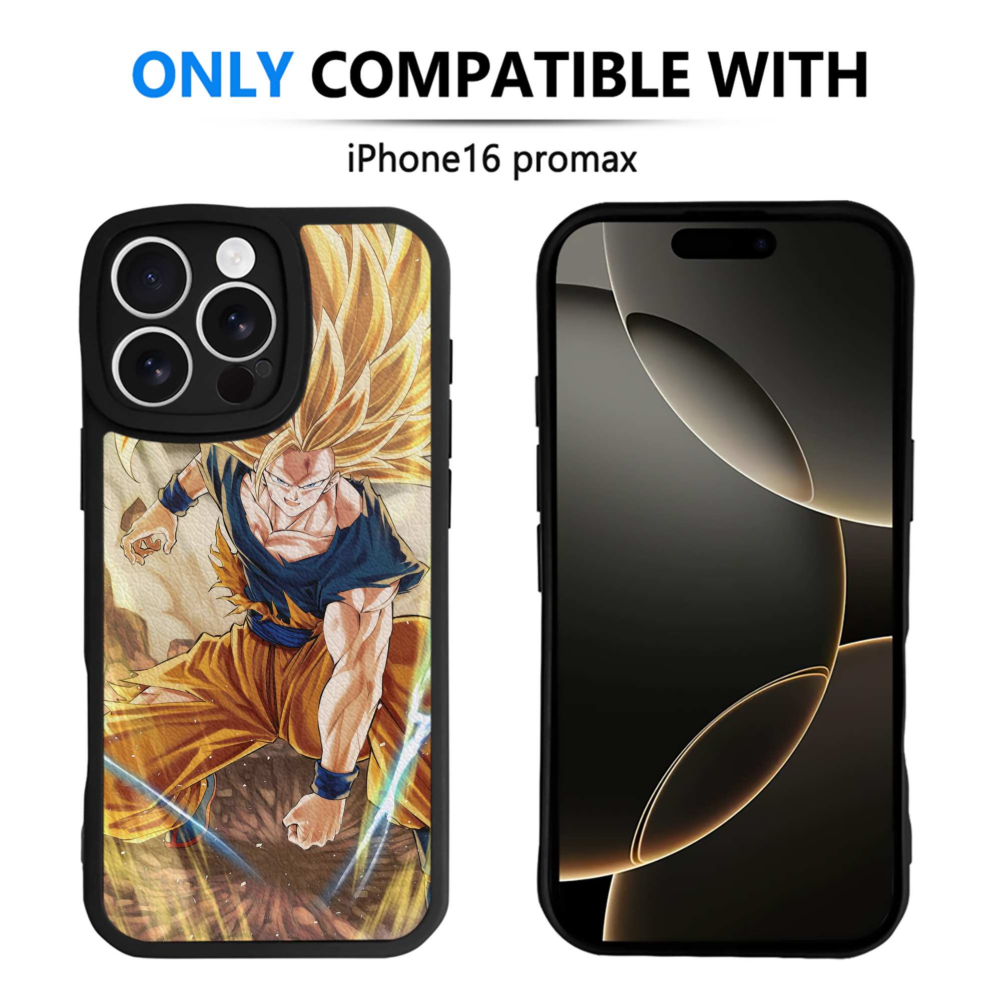 （画像用） ドラゴンボール DRAGON BALL 【iPhone 16シリーズ対応】シリコンスマホケース（レザー調） 材質：シリコン